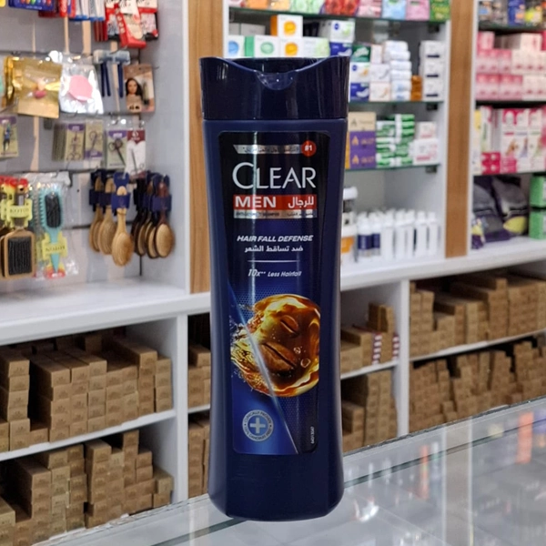 شامپو کلیر ضد ریزش مو مدل hair fall defense مردانه 400 میل اورجینال - 10برابر ریزش مو کمتر